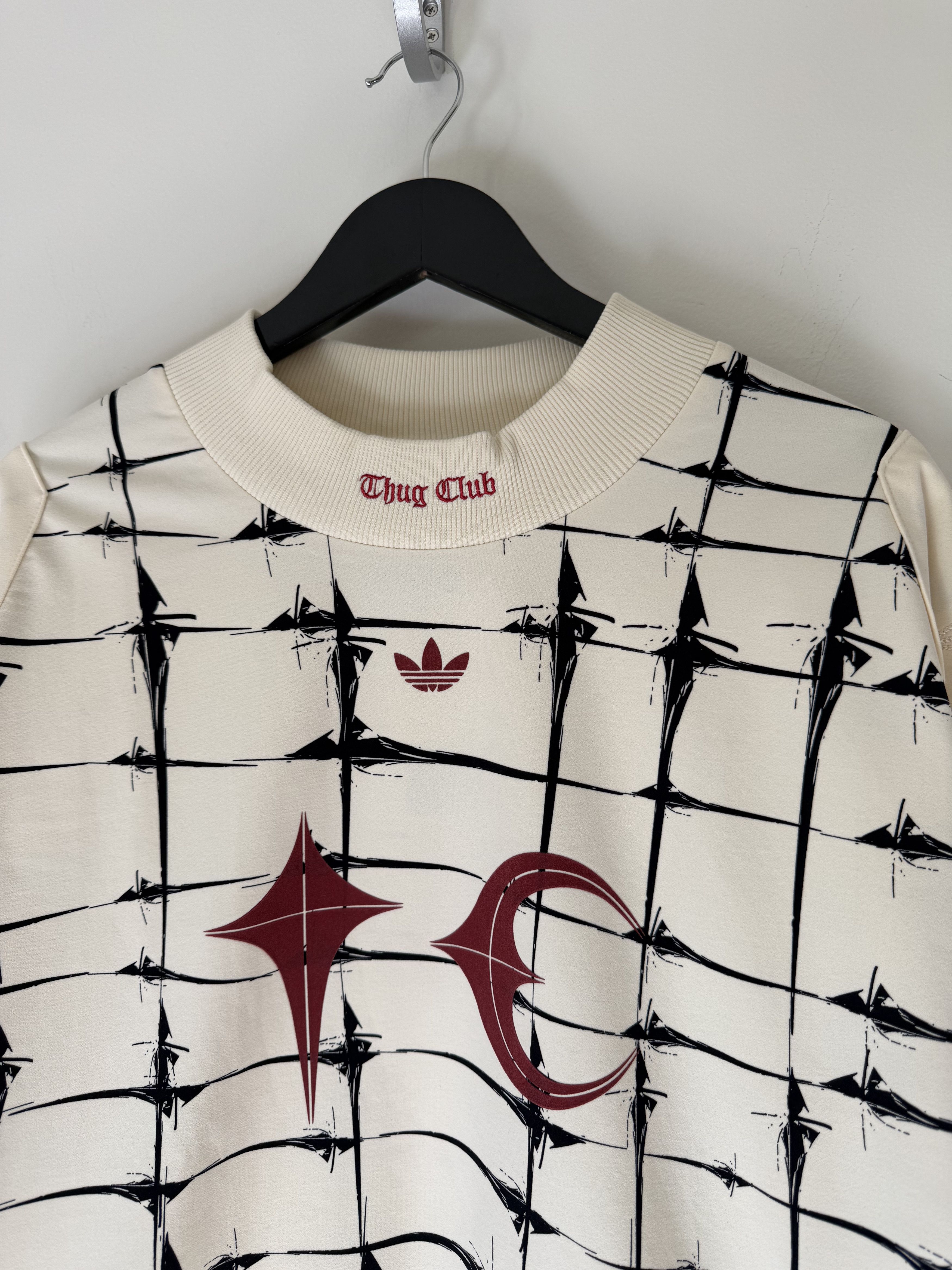 Adidas × Thug Club Thug Club Adidas Goalie Long Sleeve in White Size US XL / EU 56 / 4 - 2 Thumbnail