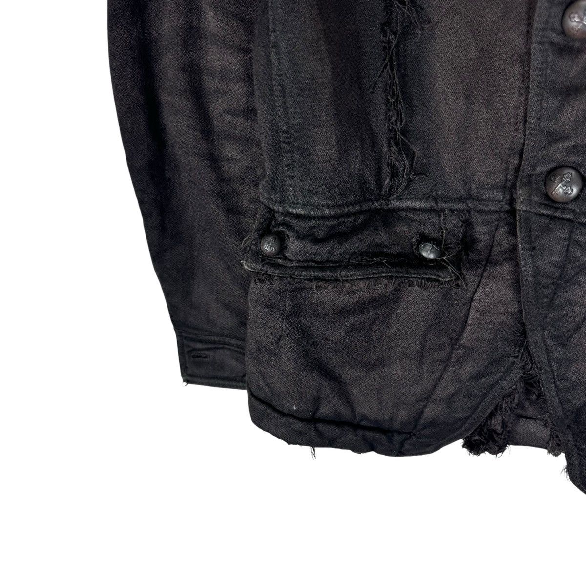 If Six Was Nine × Japanese Brand × Le Grande Bleu (L.G.B.) ☀️HAIB DECONSTRUCT SHERPA FADED BLACK JACKET Size US S / EU 44-46 / 1 - 4 Thumbnail