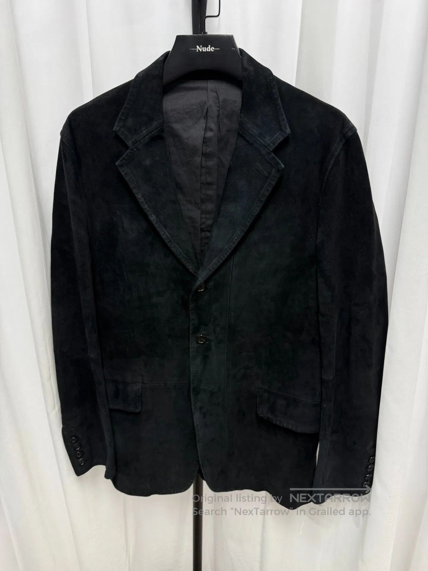 Yohji Yamamoto Yohji Yamamoto Suede Blazer for Men. Size US L / EU 52-54 / 3 - 2 Thumbnail