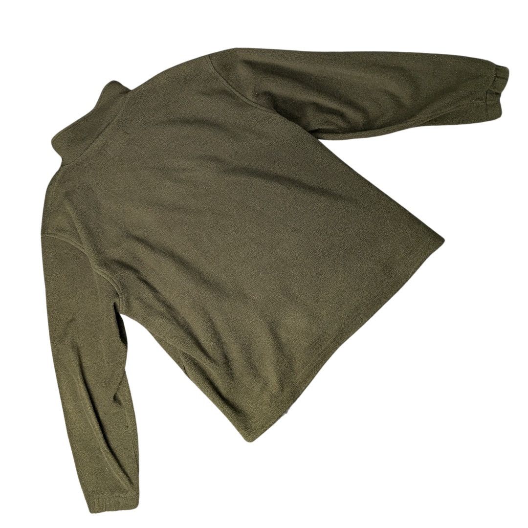 Vintage Vintage Olive Green Quarter Zip Fleece | Everyday Basics Size US M / EU 48-50 / 2 - 2 Thumbnail