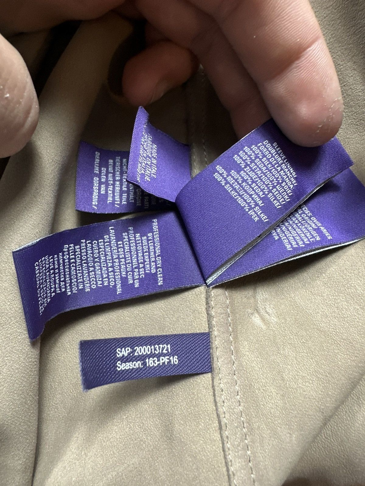 Ralph Lauren Purple Label Ralph lauren purple label leather coat luxury old money Size US S / EU 44-46 / 1 - 16 Thumbnail