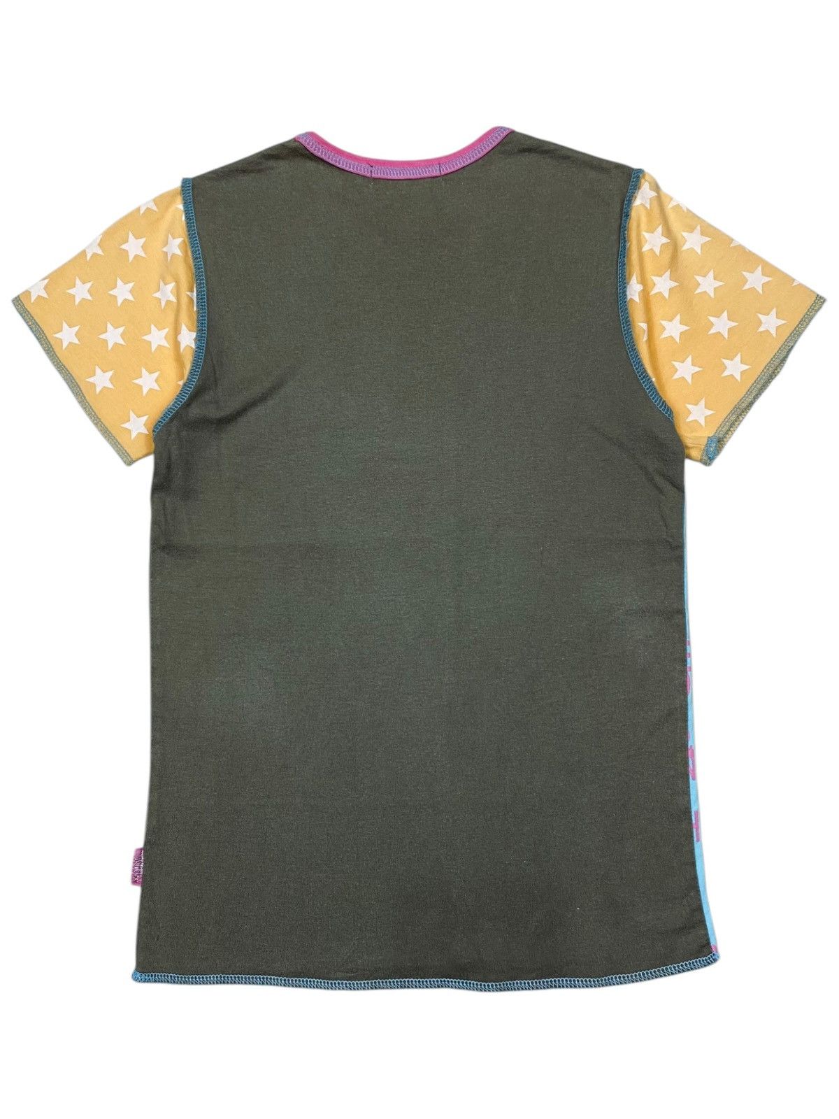 Angel Blue 2000s Angel Blue - Patchwork Baby Tee Size S / US 4 / IT 40 - 2 Thumbnail