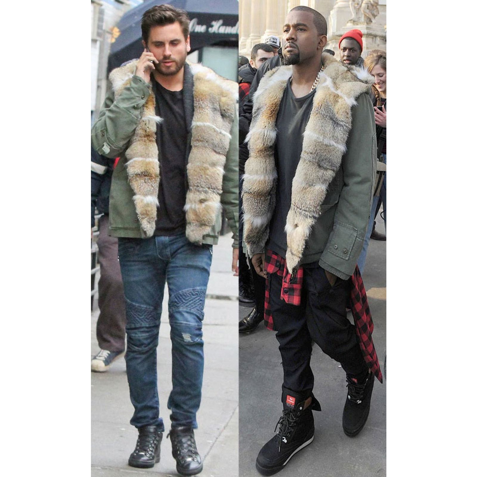Ermanno Scervino 2010s Ermanno Scervino "Kanye" real marmot fur parka Size US L / EU 52-54 / 3 - 2 Thumbnail