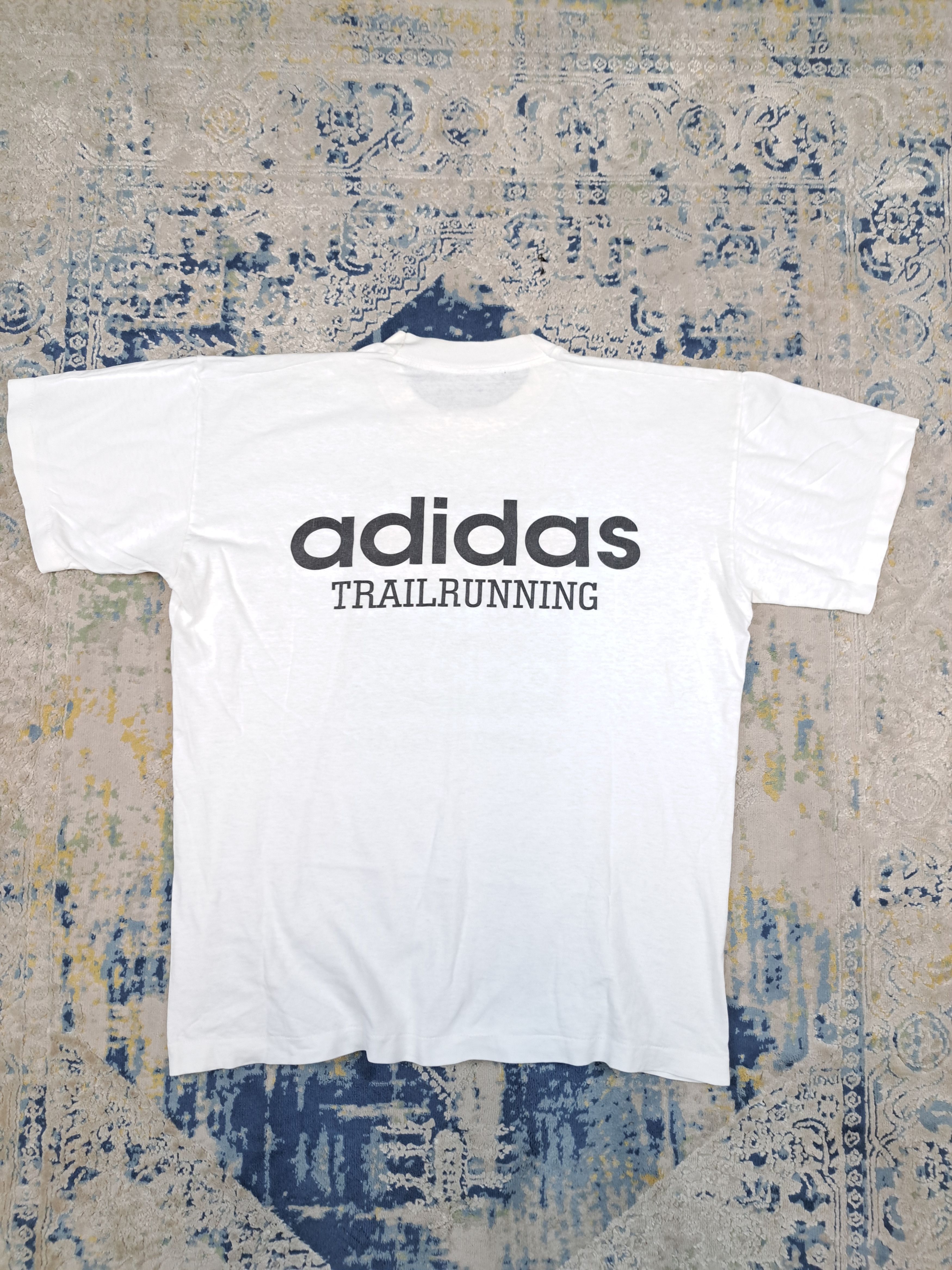 Vintage Vintage 90s Adidas Trailrunning Single Stitch Tee Gorpcore Size US XL / EU 56 / 4 - 1 Thumbnail