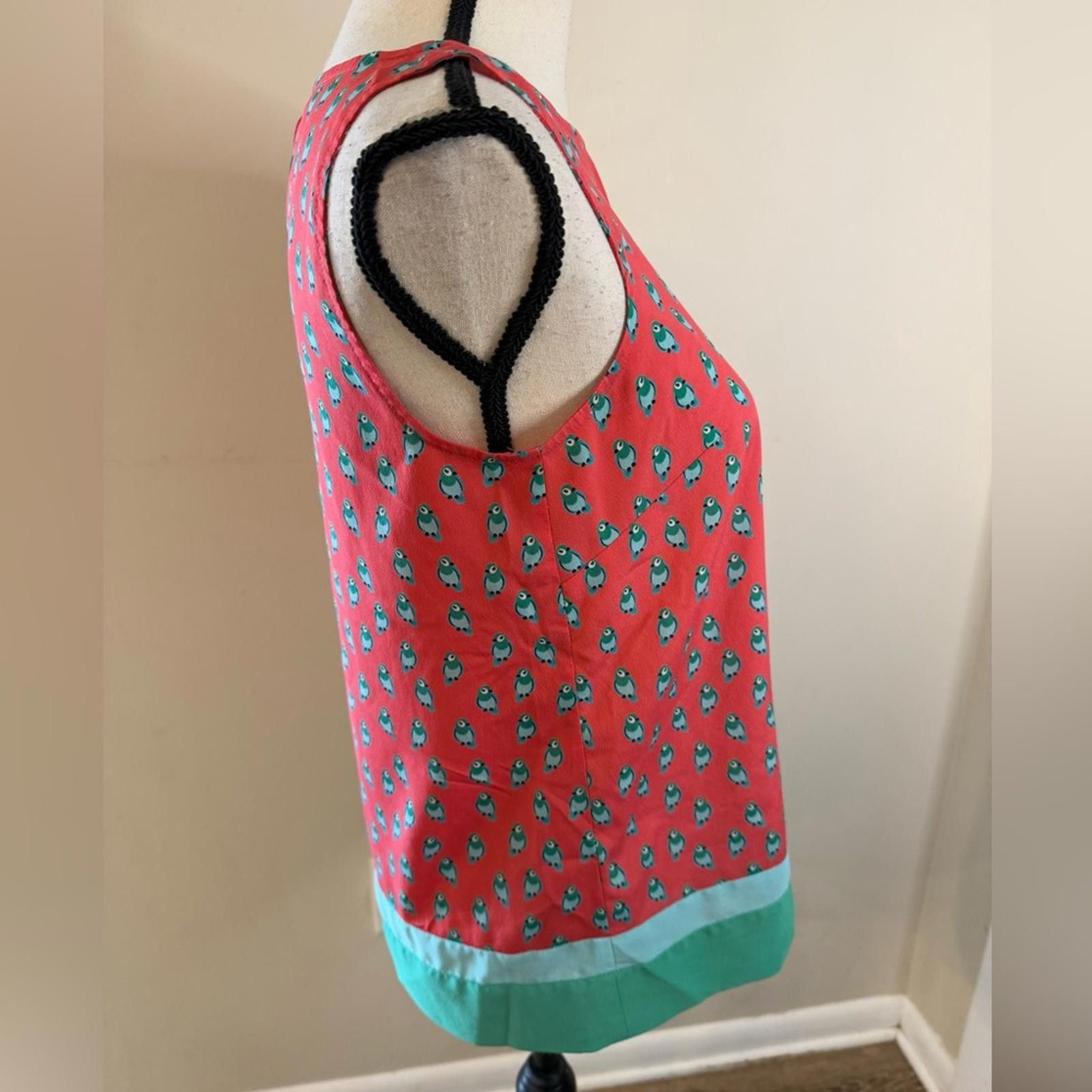 Other Loft colorful bird novelty print tank top SZ SP Size S / US 4 / IT 40 - 2 Thumbnail