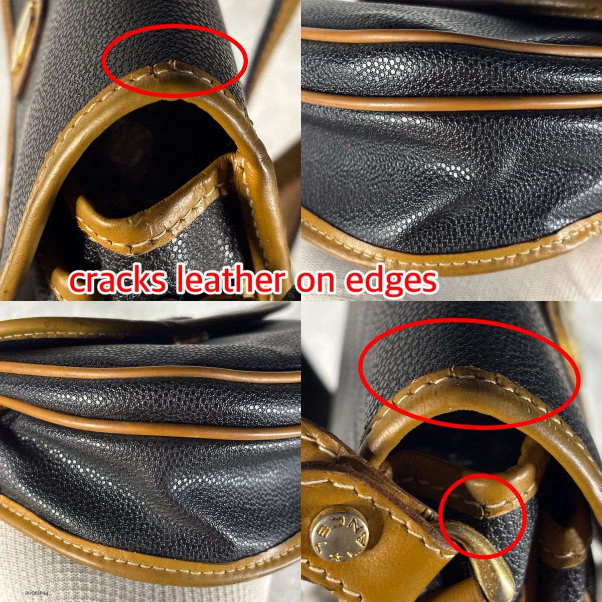 Lancel Defect Lancel Vintage Caviar Skin Cross Body Size ONE SIZE - 17 Thumbnail