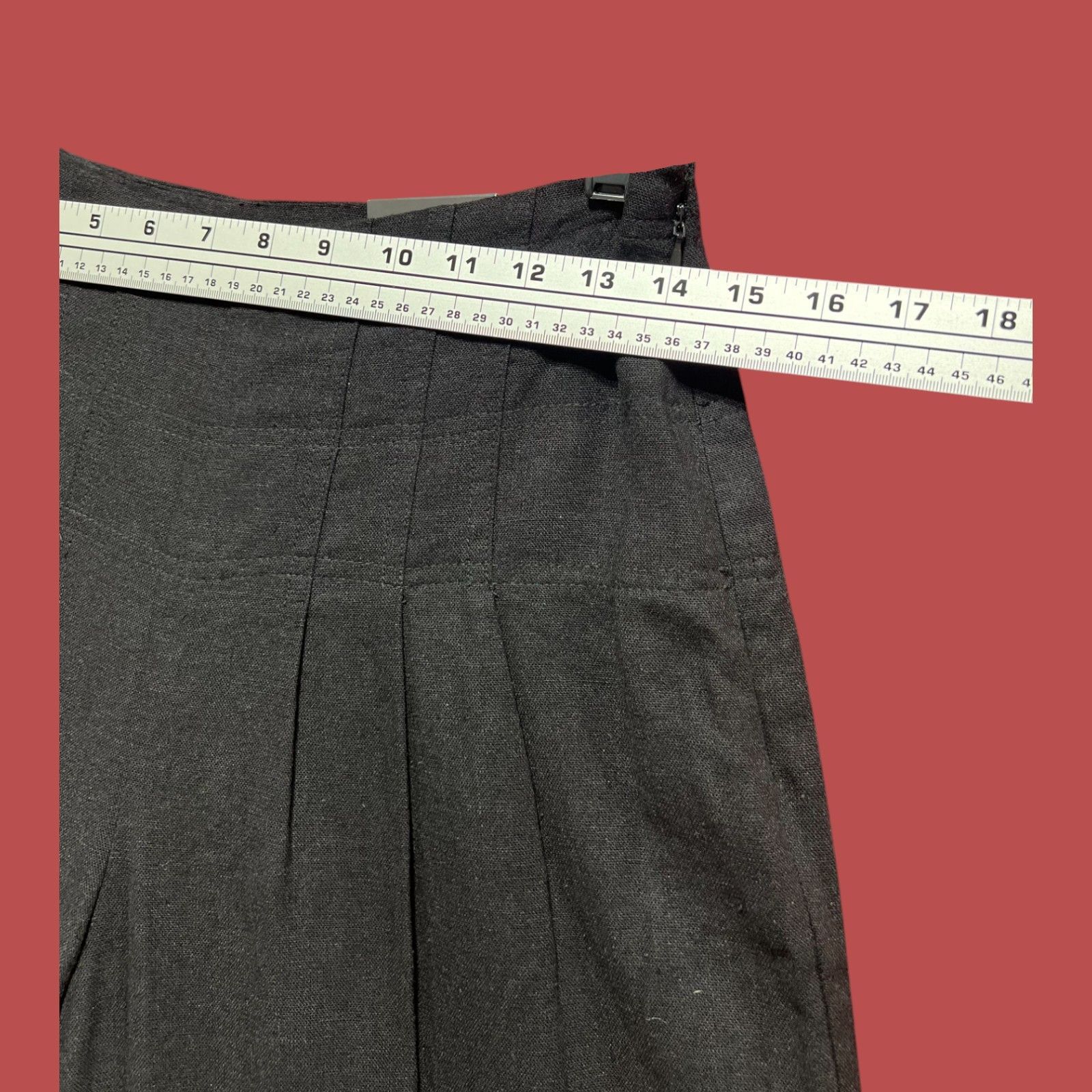 Worthington Worthington - Women's High-Rise Regular Fit Wide - Leg Trous Size 26" / US 2 / IT 38 - 3 Thumbnail