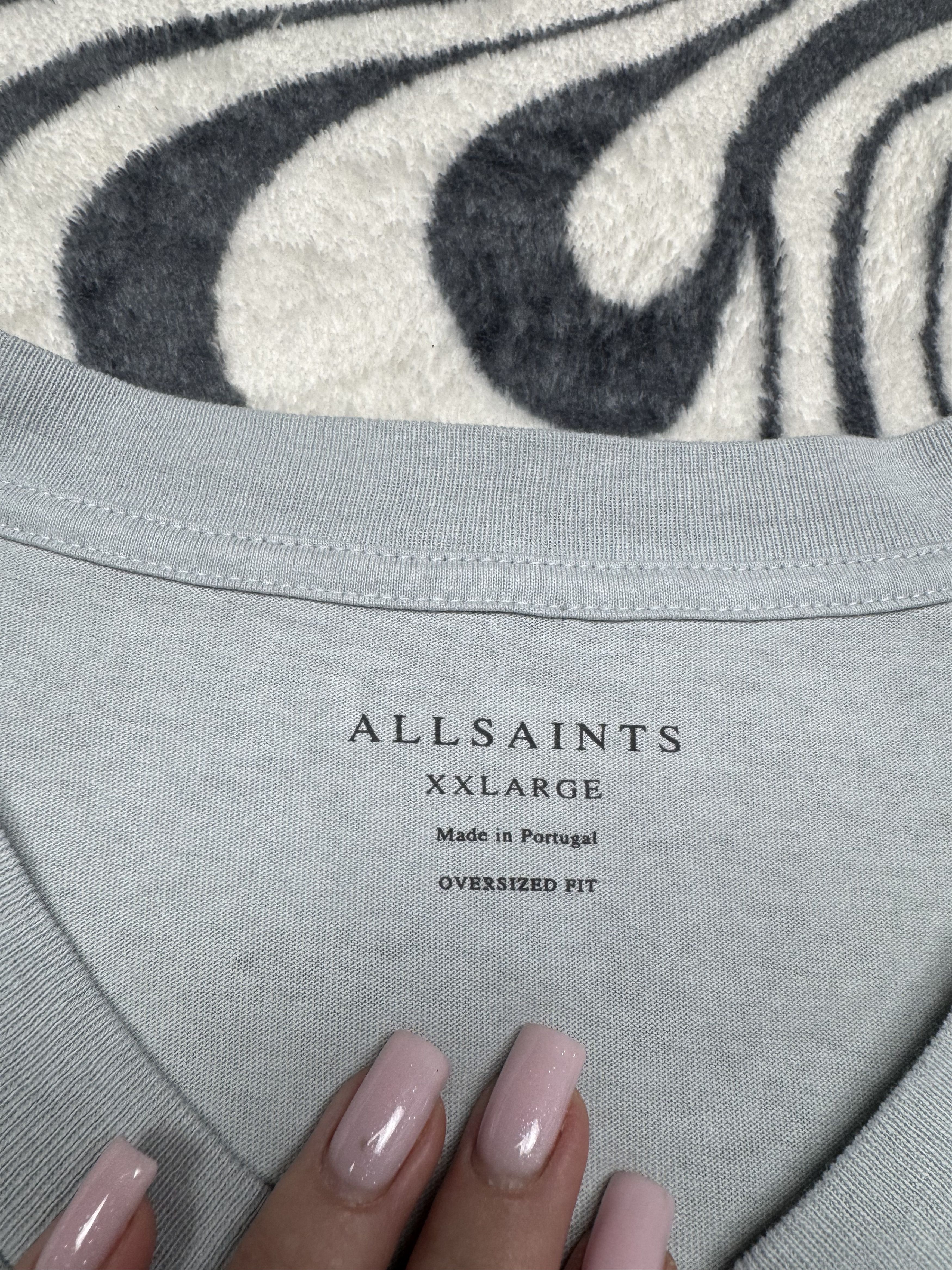 Allsaints Allsaints Mens Musica Crew Neck Oversized T-Shirt Tee Size US XXL / EU 58 / 5 - 3 Thumbnail