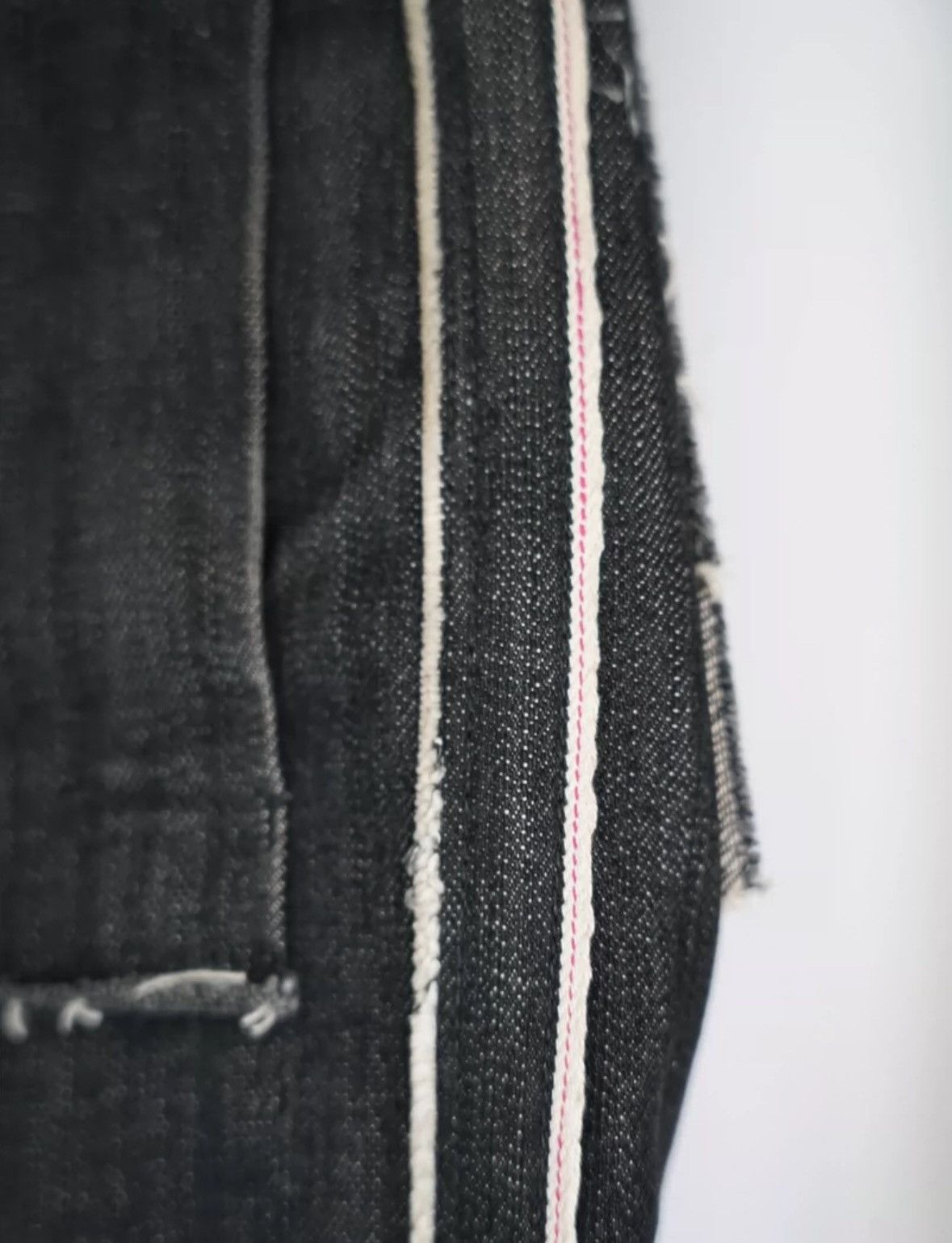 Yohji Yamamoto Yohji Yamamoto 15ss Sheared Ear Fur Trim Patchwork Jeans Size US 32 / EU 48 - 4 Thumbnail