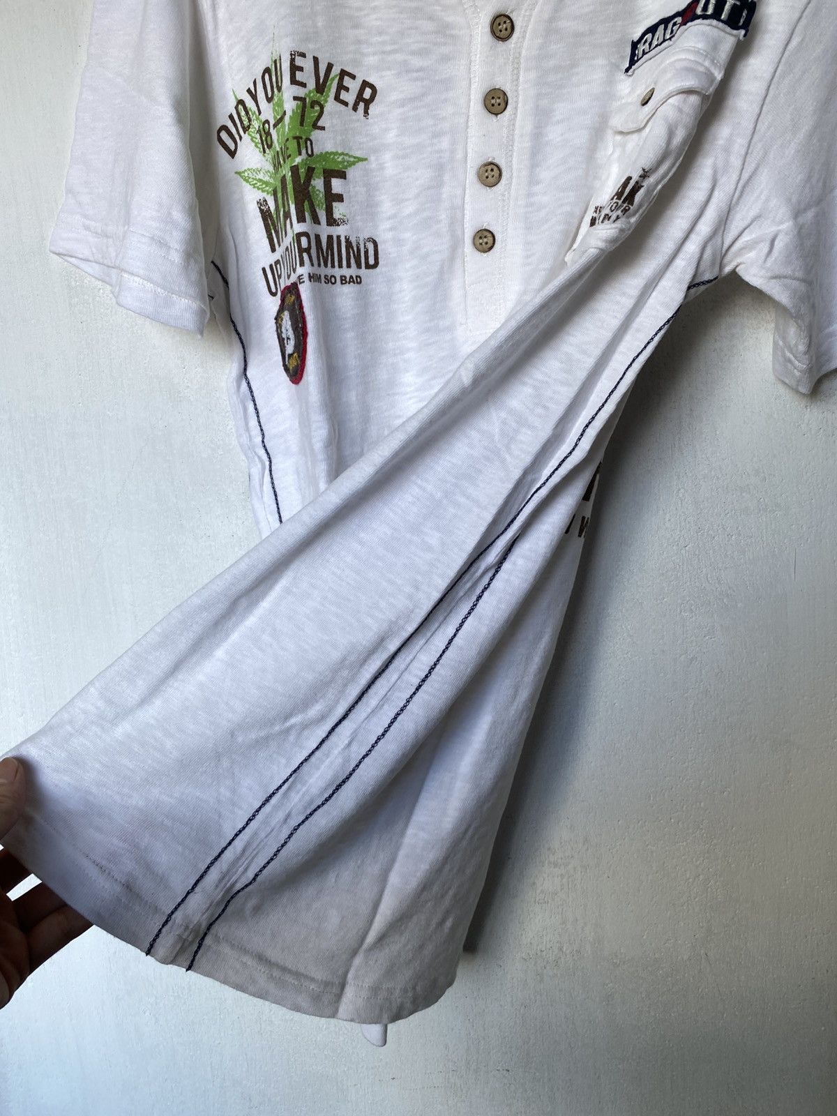 Hysteric Glamour × If Six Was Nine × Japanese Brand Ragout Poem Hippies Weed Tshirt Size US M / EU 48-50 / 2 - 7 Thumbnail