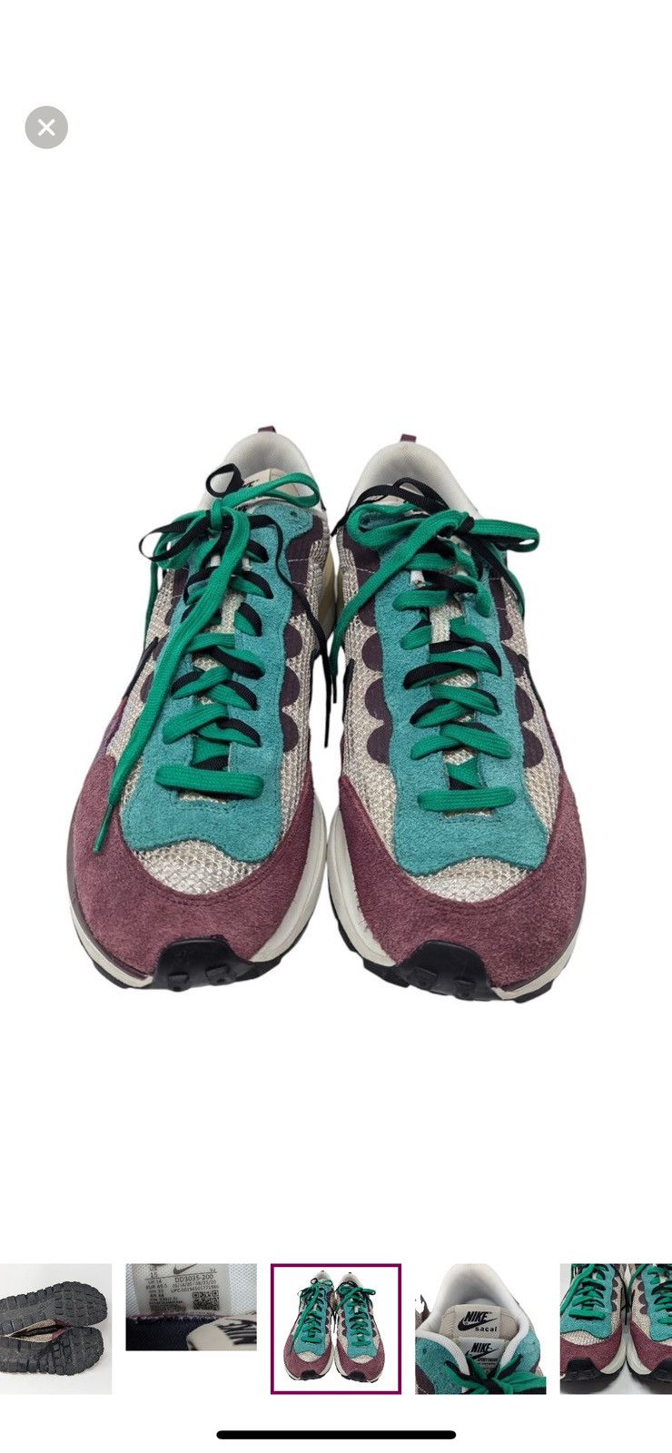 Nike × Sacai Nike x Sacai VaporWaffle Mens Sneaker Size US 15 / EU 48 - 3 Thumbnail