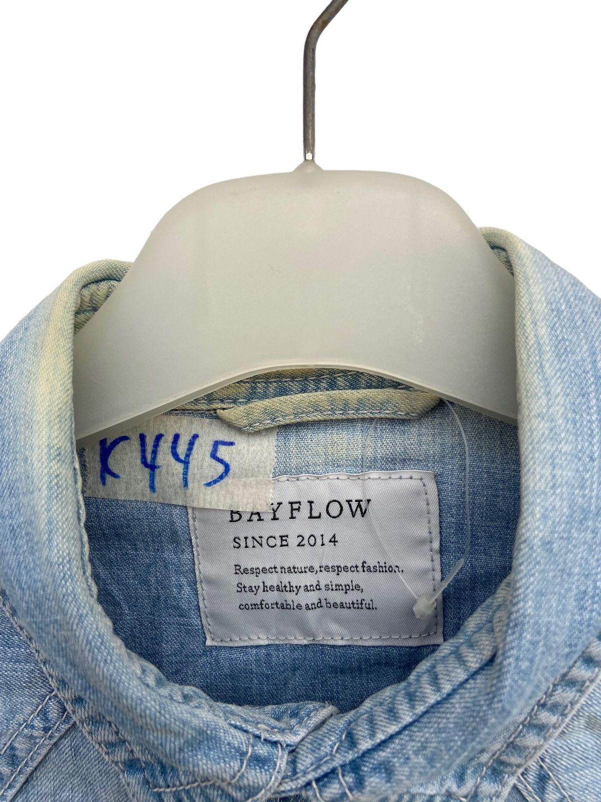 Japanese Brand Bayflow Distressed Patchwork Western Shirt Size US M / EU 48-50 / 2 - 4 Thumbnail