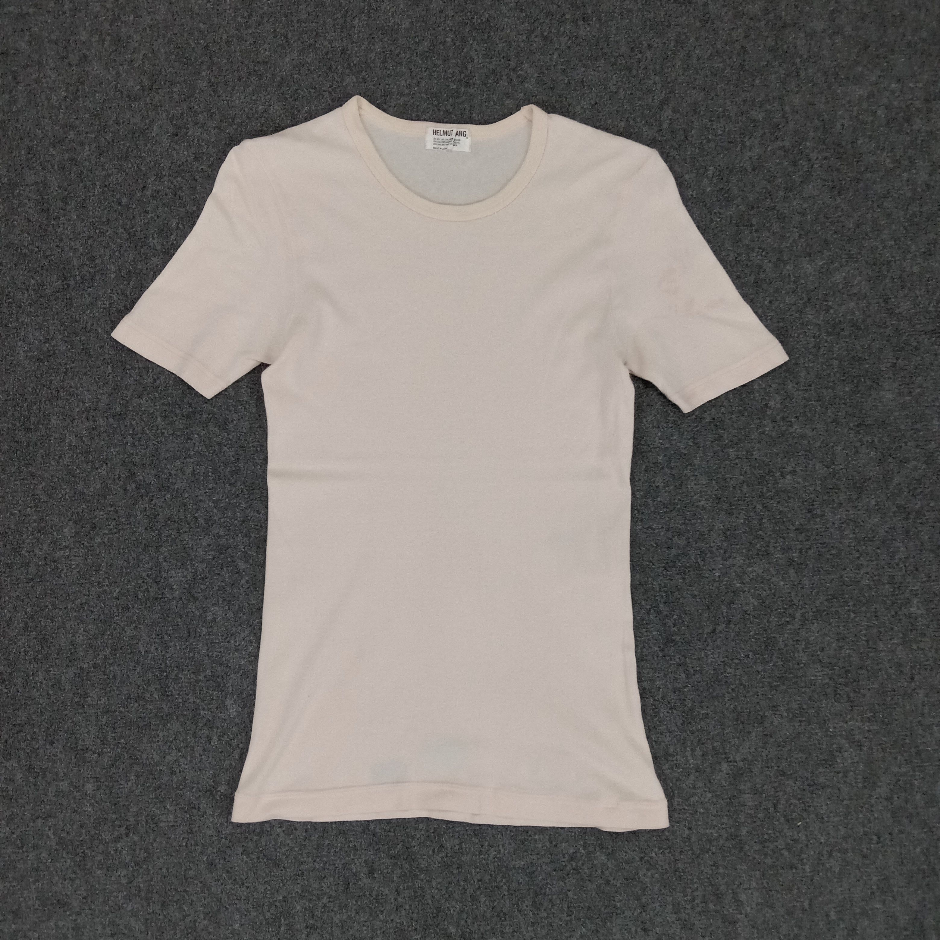 Helmut Lang × Vintage Helmut Lang Luxury Brand Plain Tshirt Size XS / US 0-2 / IT 36-38 - 1 Thumbnail