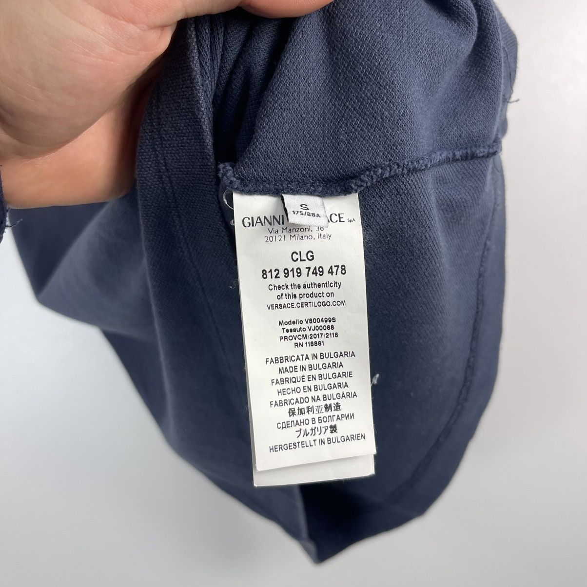 Versace Gianni Versace Polo Shirt blue Size US S / EU 44-46 / 1 - 5 Thumbnail