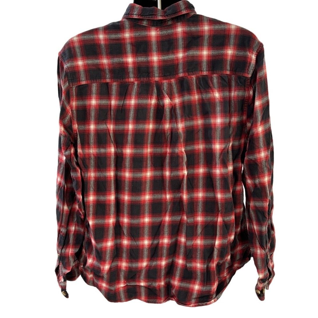 Other Woolrich Men's Button Down Shirt Red Black Plaid XL Size US XL / EU 56 / 4 - 2 Thumbnail