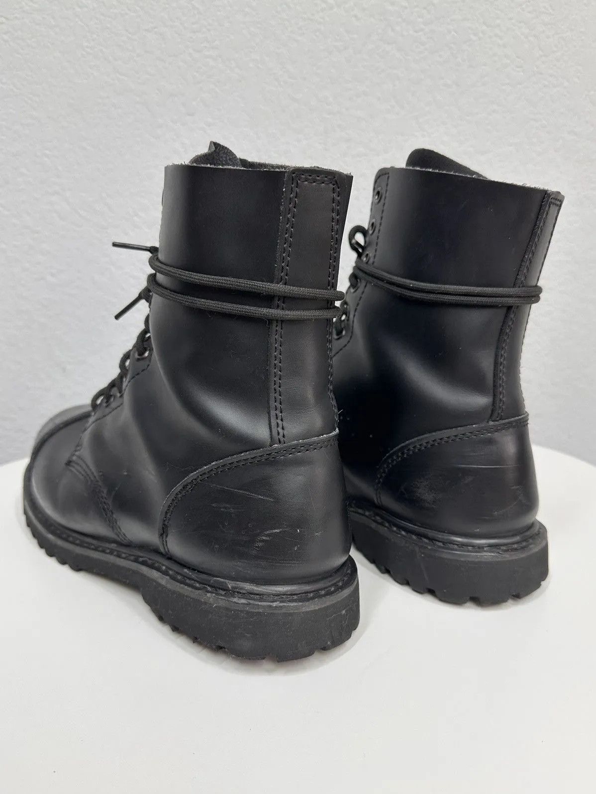 Raf Simons Vintage Leather Boots Avantgarde Rick Owens Style AS 98 Rare Size US 11 / EU 44 - 7 Thumbnail