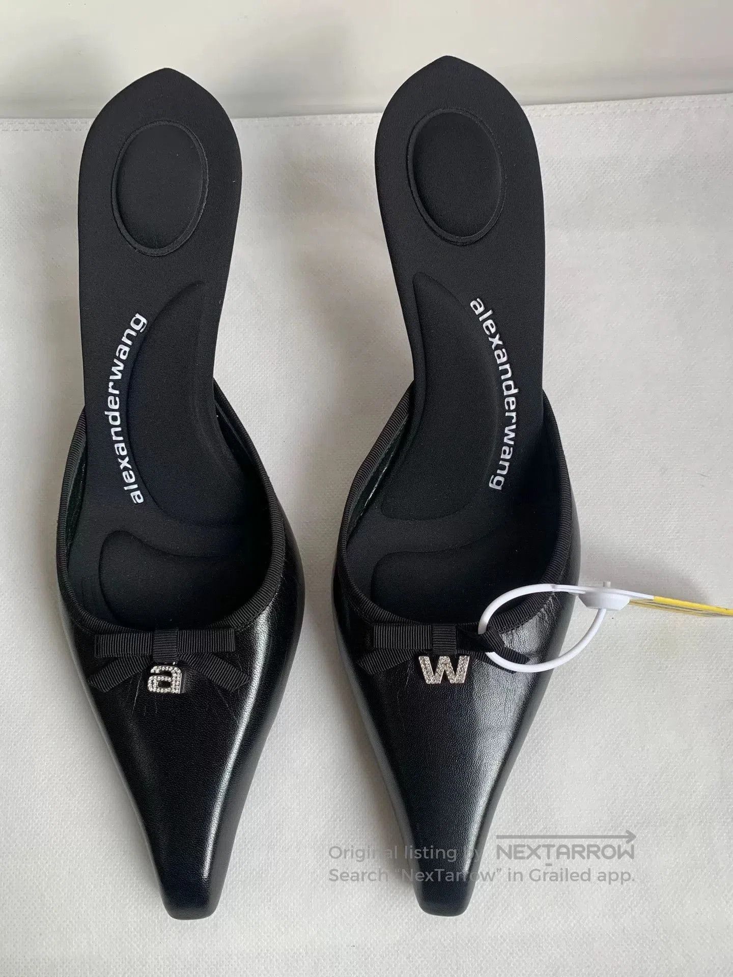 Alexander Wang Alexander Wang Pointed Cat Heel Mules. Size US 8 / IT 38 - 1 Thumbnail