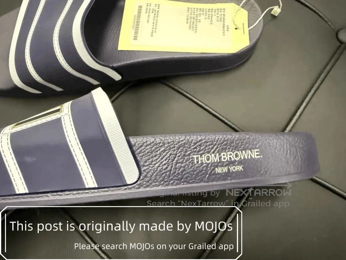 Thom Browne Sz 11 Thom Browne Stripe Pattern Slopper. Size US 11 / EU 44 - 3 Thumbnail