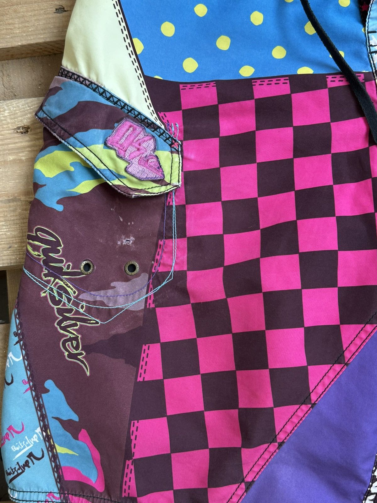 Quiksilver Y2K Vintage Printed Quiksilver Shorts Size US 30 / EU 46 - 4 Thumbnail