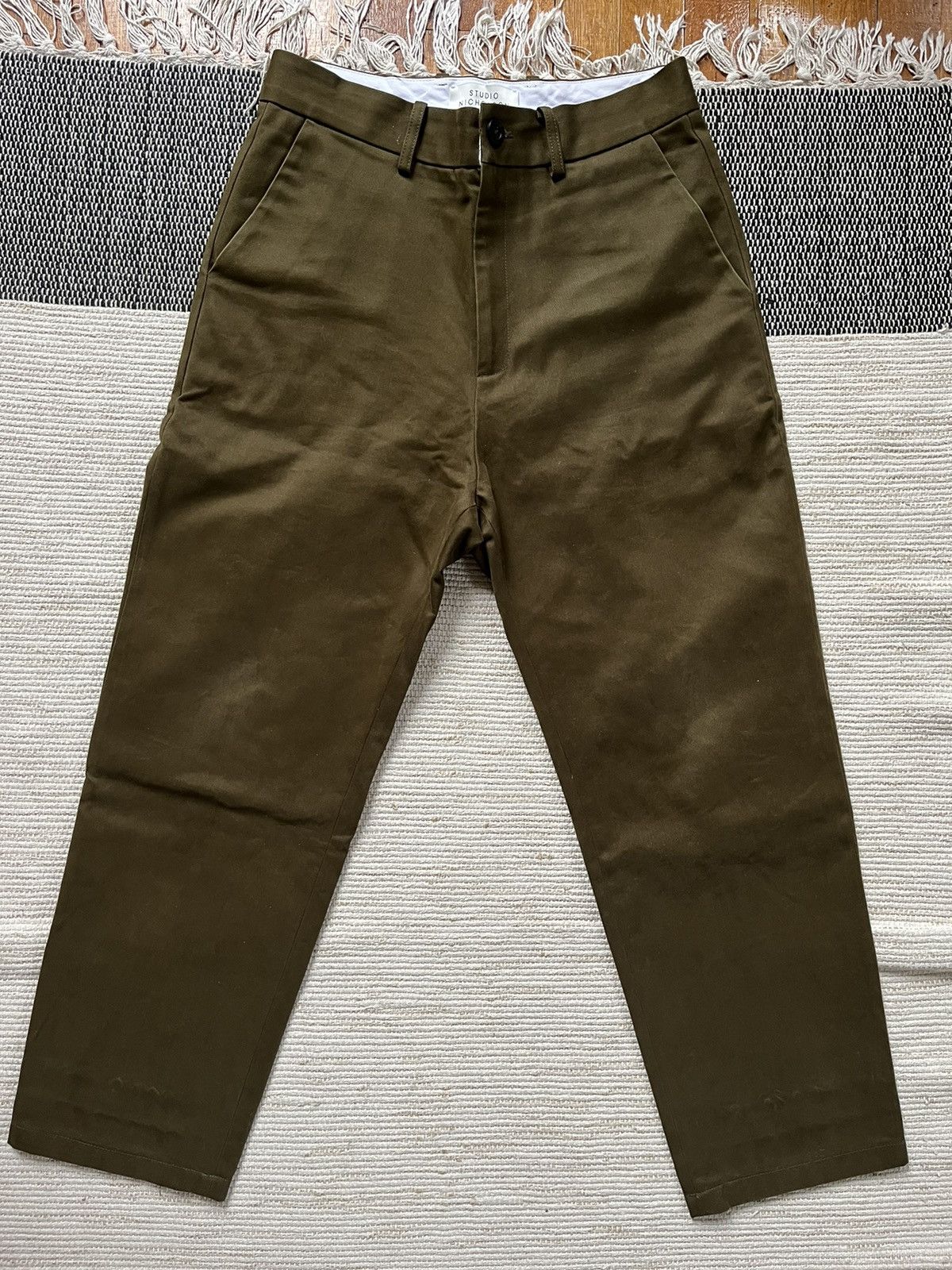 Studio Nicholson Yale Pants in Biscuit XS 29 in | Grailed