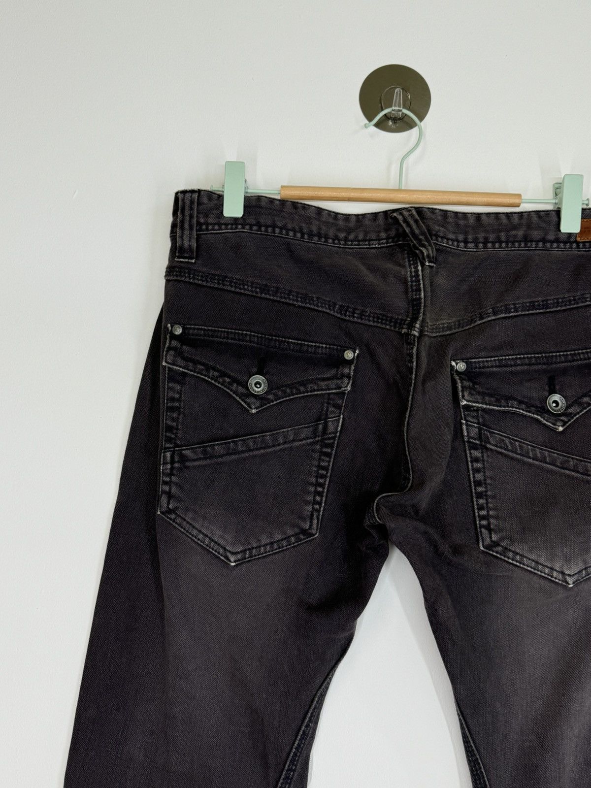 Hysteric Glamour Y2K FLARE NICOLE CLUB FOR MEN ZIPPER ACID WASH STYLE DENIM Size US 31 - 12 Thumbnail