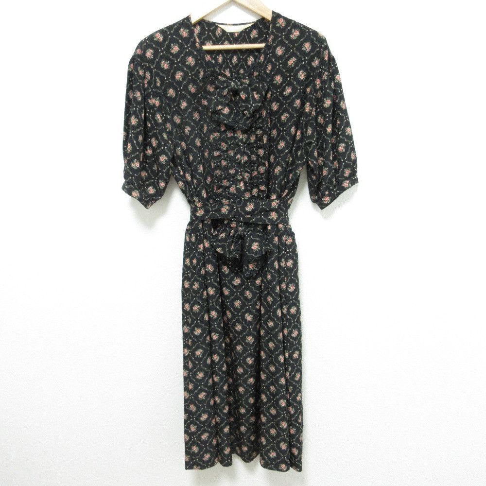 Other Other PINK HOUSE Ribbon Flower Print Dress Cotton Dresses DUTY FREE for USA Size ONE SIZE - 1 Thumbnail