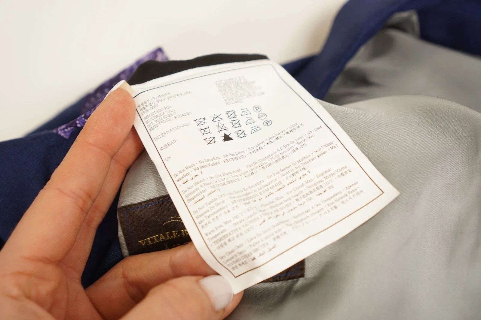 Suitsupply Men Suitsupply Blazer La Spalla Vitale Barberis Blue US48S Size 48S - 8 Thumbnail