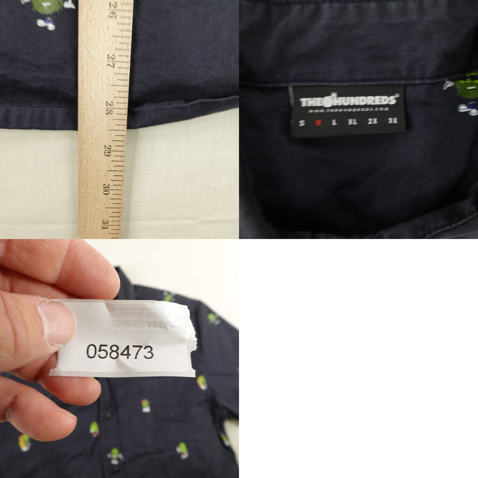 The Hundreds The Hundreds Shirt Mens Medium Black Crazin Weed California Raisins Nugs Stoner Size US M / EU 48-50 / 2 - 8 Thumbnail