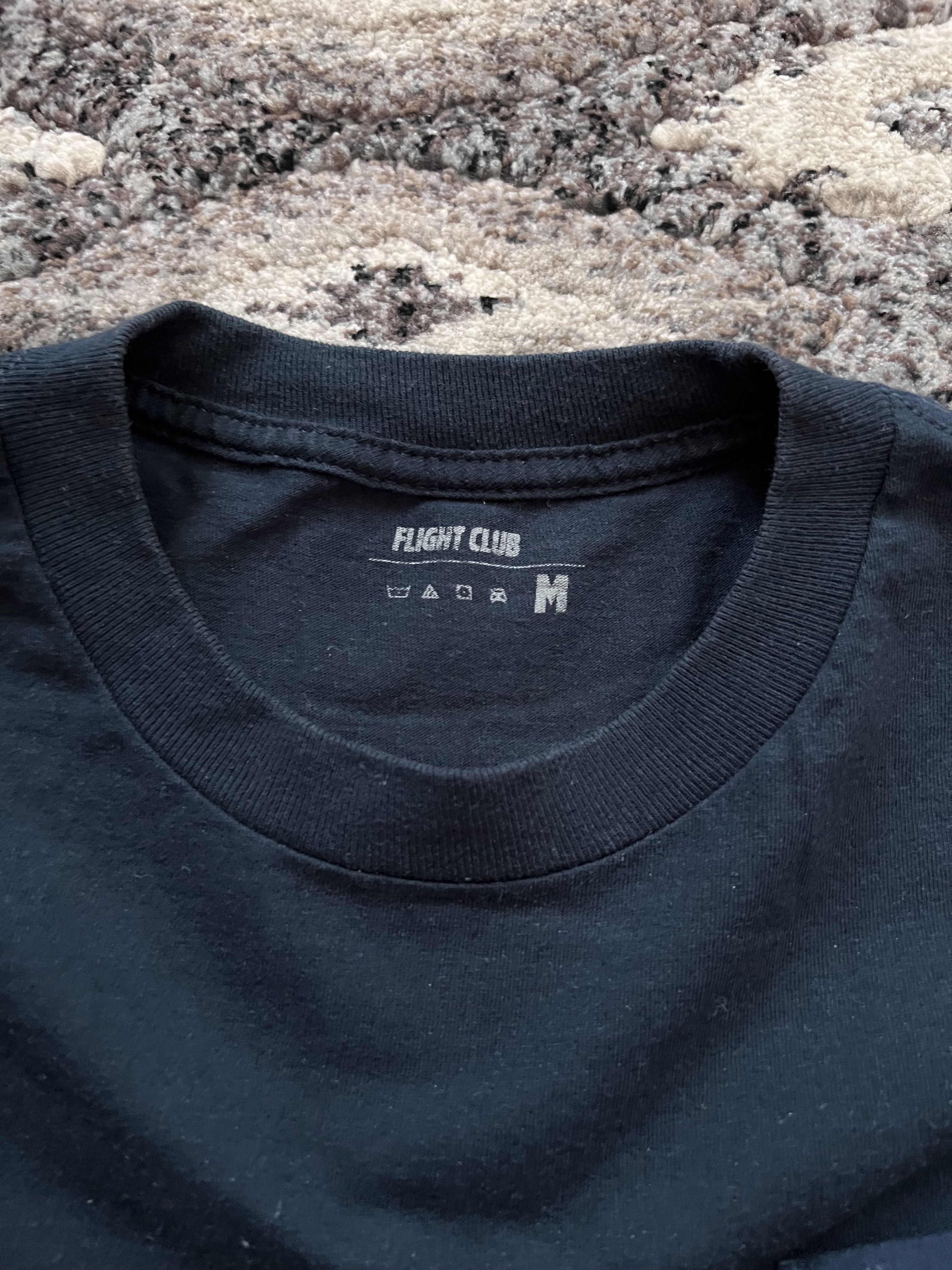 Flight Club Vintage Flight Club "Tri Tee" in Navy Blue Size US M / EU 48-50 / 2 - 3 Thumbnail