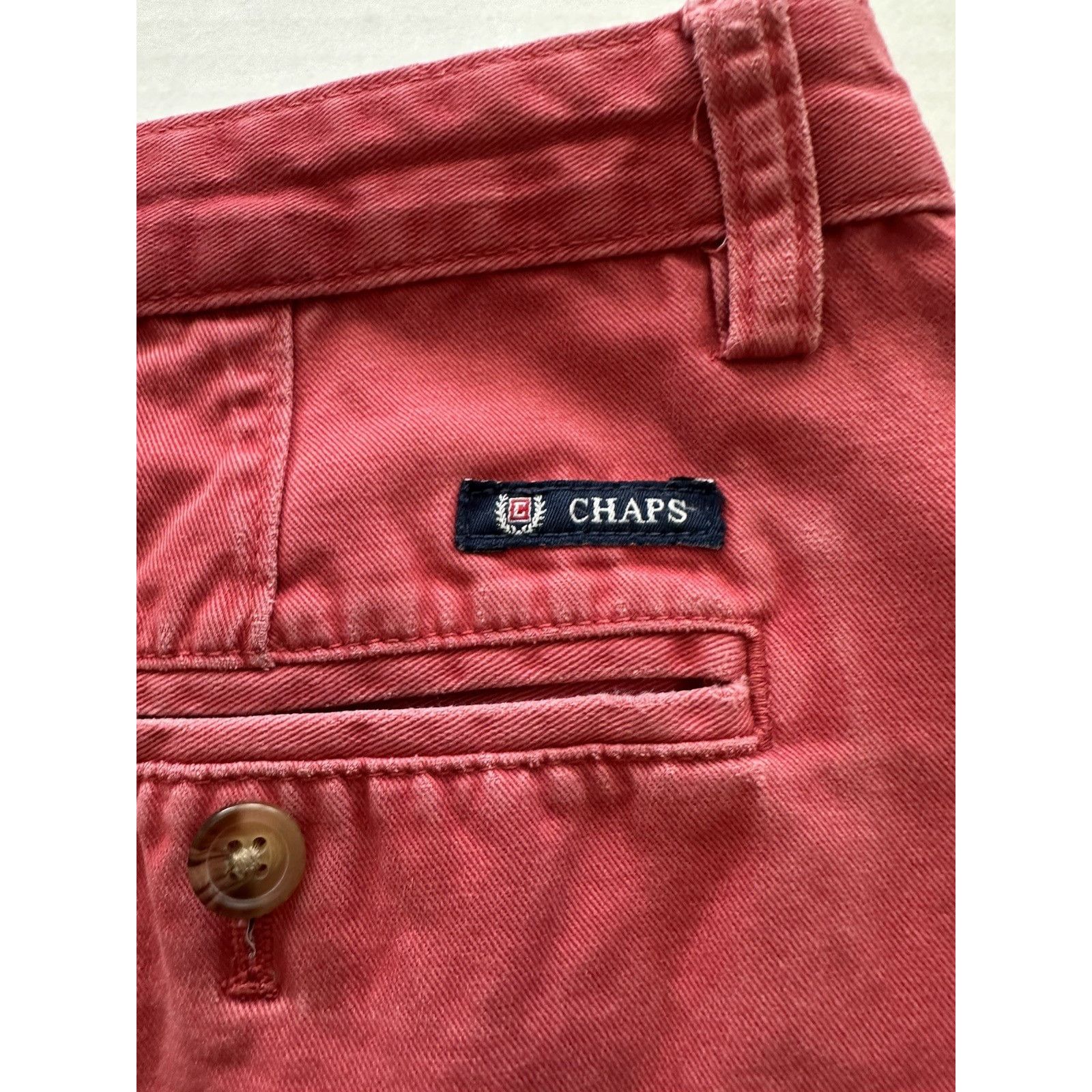 Chaps Chaps Ralph Lauren Men's Chino Shorts Dark Pink Sz 36 Cotton Size US 36 / EU 52 - 13 Thumbnail