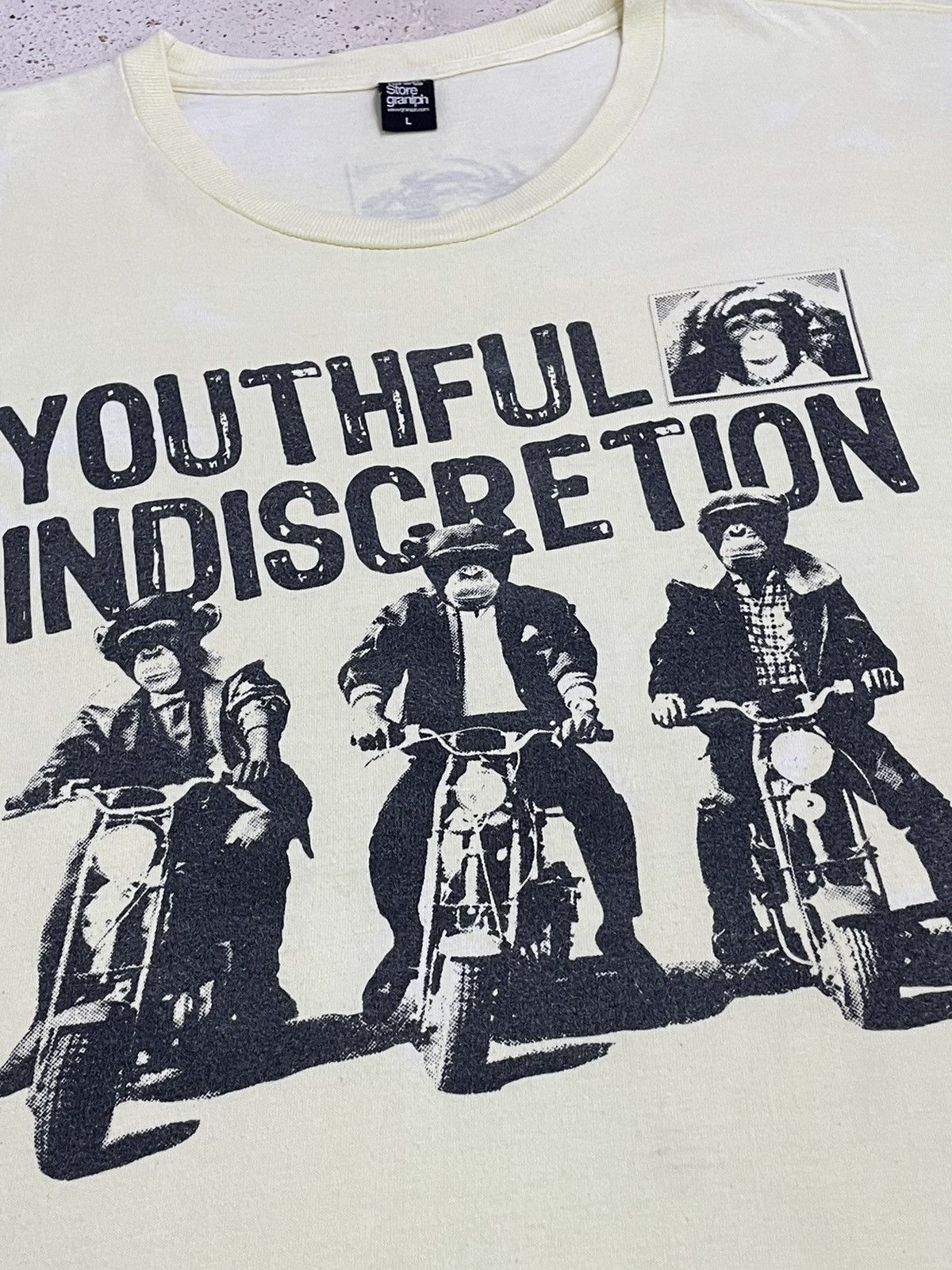 Japanese Brand Youthful Indiscretion 3 Apes Graphic Tee Size US L / EU 52-54 / 3 - 5 Thumbnail