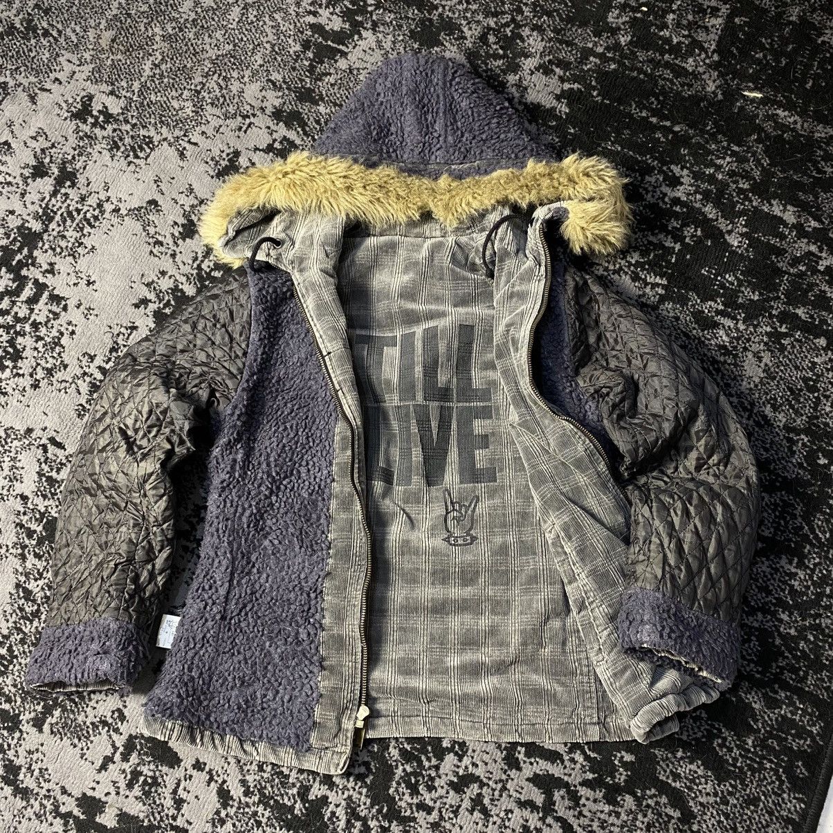 Hysteric Glamour × Undercover Vtg Hysteric Glamour Heavy Still Alive Fur Faux Jacket 🔥 Size S / US 4 / IT 40 - 13 Thumbnail