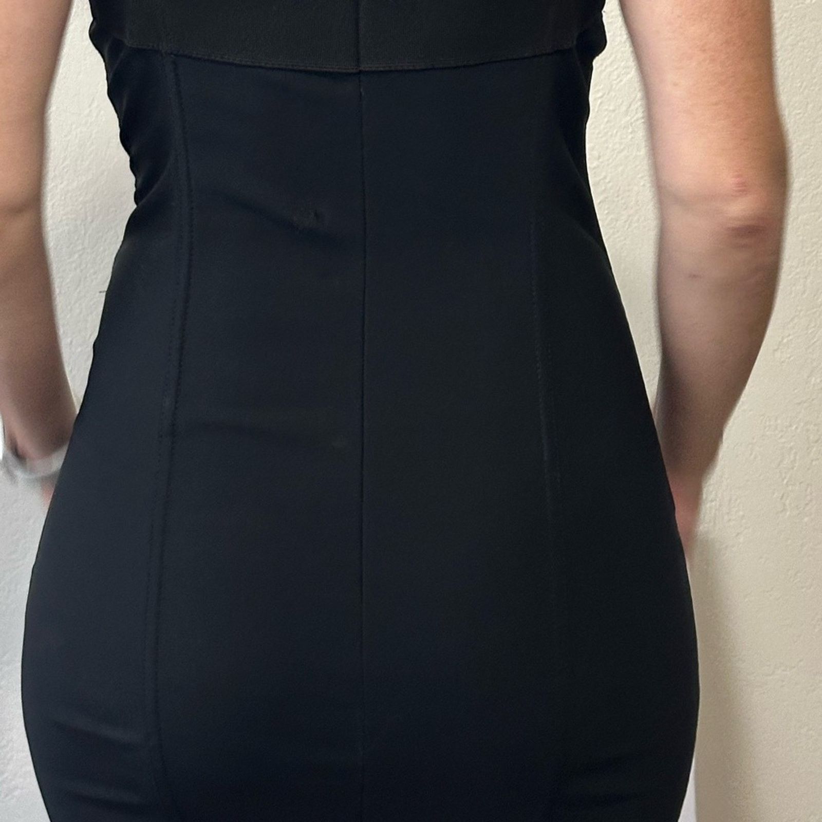 Dolce & Gabbana VINTAGE Black Satin Lingerie Corset Bustier Dress IT 42 Size M / US 6-8 / IT 42-44 - 7 Thumbnail