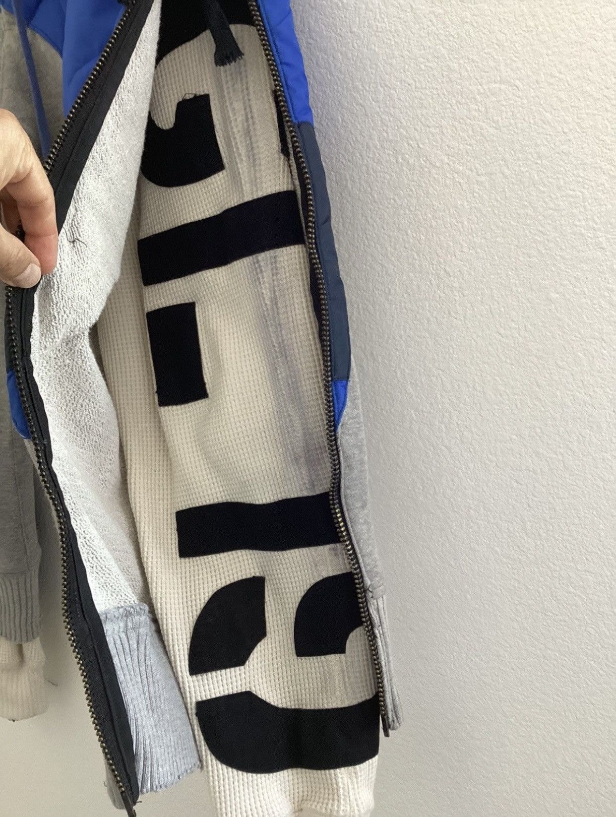 Greg Lauren BLUE PUFFER ZIP PANT Size US 32 / EU 48 - 12 Thumbnail