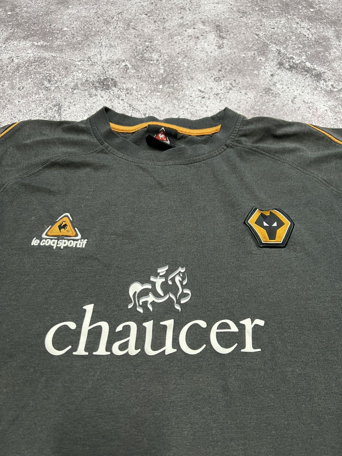 Le Coq Sportif Vintage 00s Wolverhampton Football Jersey Le Coq Sportif Size US L / EU 52-54 / 3 - 3 Thumbnail