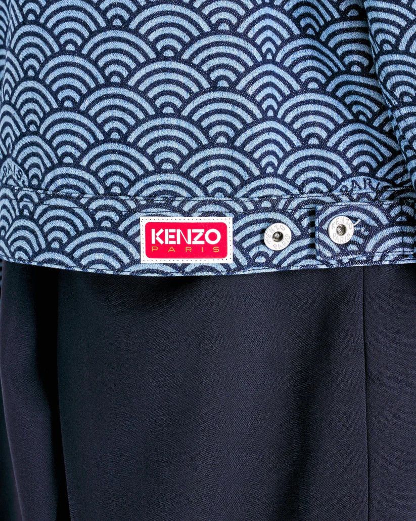 Kenzo o1s1v1r1oon0925 Rinse Denim Jacket in Blue Size US M / EU 48-50 / 2 - 5 Thumbnail