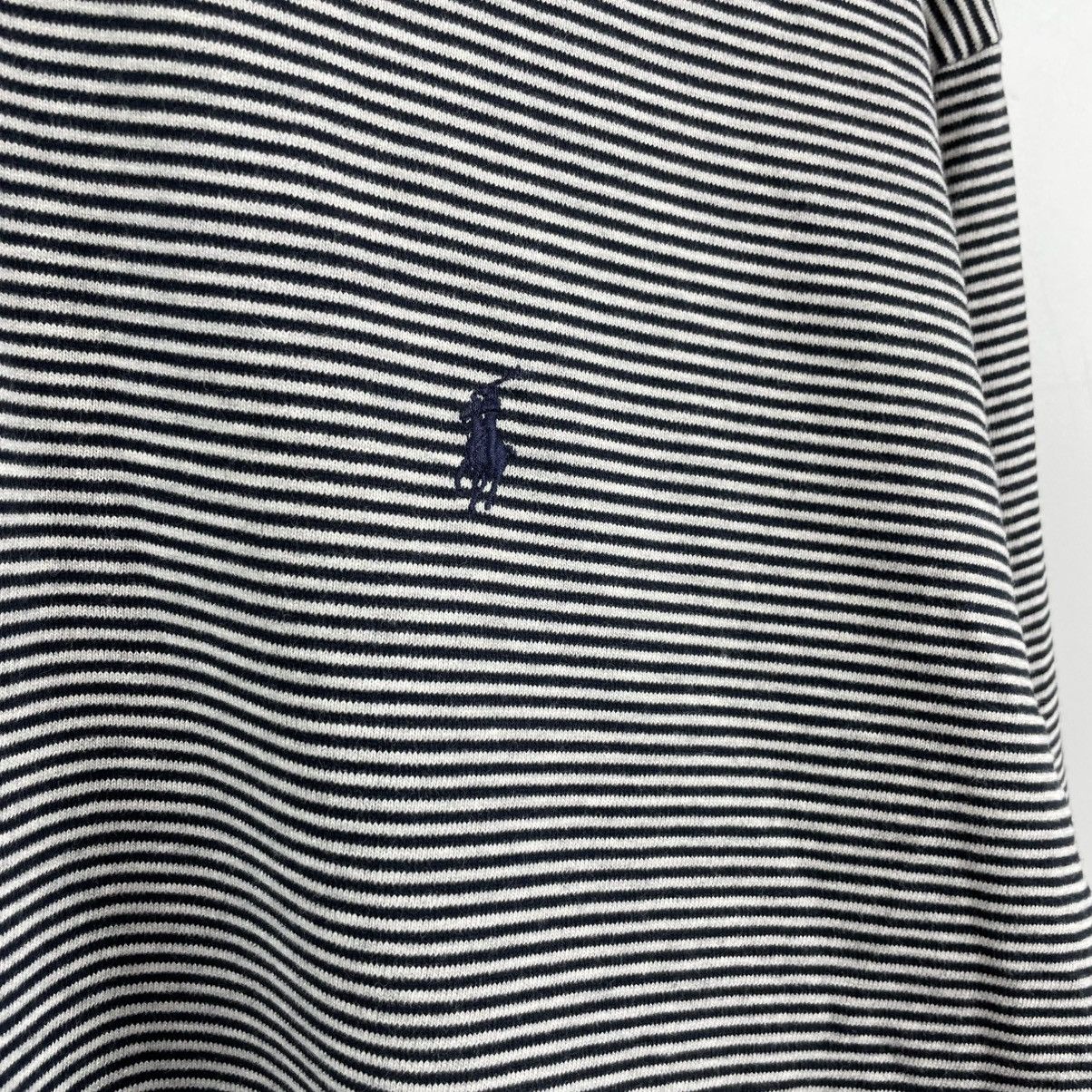 Polo Ralph Lauren VINTAGE Polo Ralph Lauren Striped Long Sleeve Polo Shirt Size US L / EU 52-54 / 3 - 7 Thumbnail