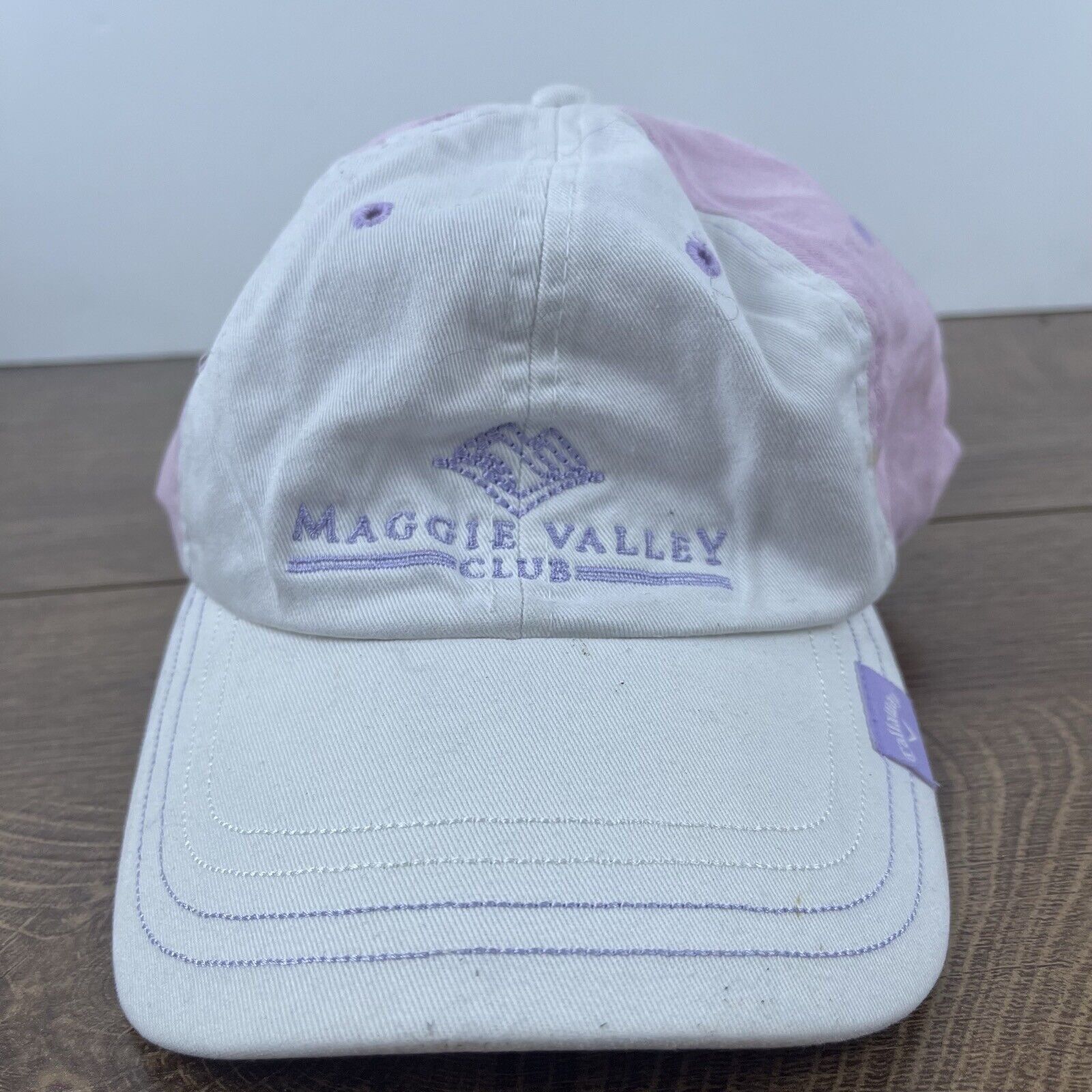 Other Maggie Valley Club Hat Adjustable Hat White Adjustable Hat W Size ONE SIZE - 2 Thumbnail
