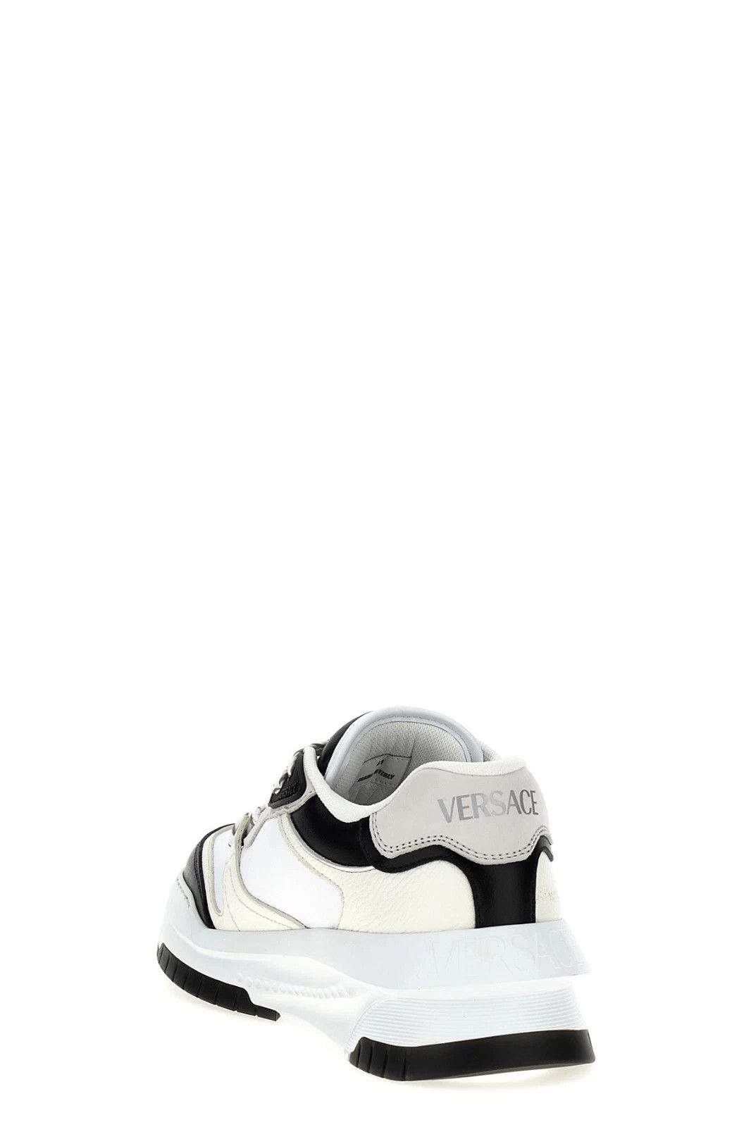 Vertabrae VERSACE Odissea B/W Leather Sneakers New Authentic Size US 10 / EU 43 - 3 Thumbnail