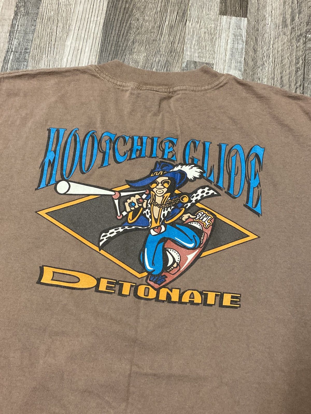 Vintage Vintage 90’s Detonate Single Stitch Hootchie Glide Tee Rare Size US XL / EU 56 / 4 - 10 Thumbnail