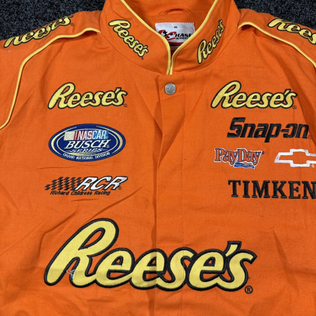 Chase Authentics Vintage Kevin Harvick Chase Authentics NASCAR Reeses Jacket Size US XL / EU 56 / 4 - 3 Thumbnail
