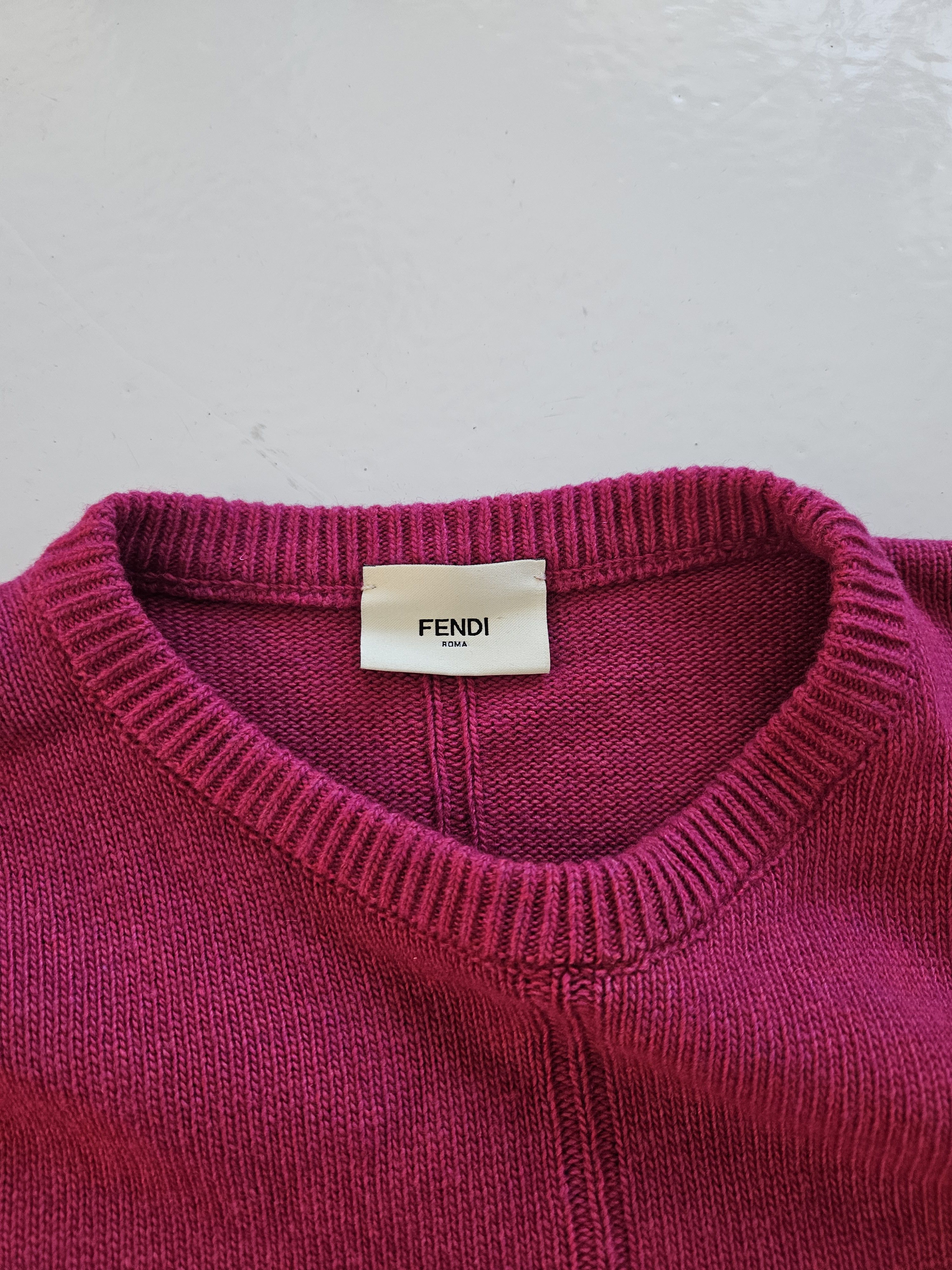Fendi Fendi roma wool blend poncho Size ONE SIZE - 12 Thumbnail