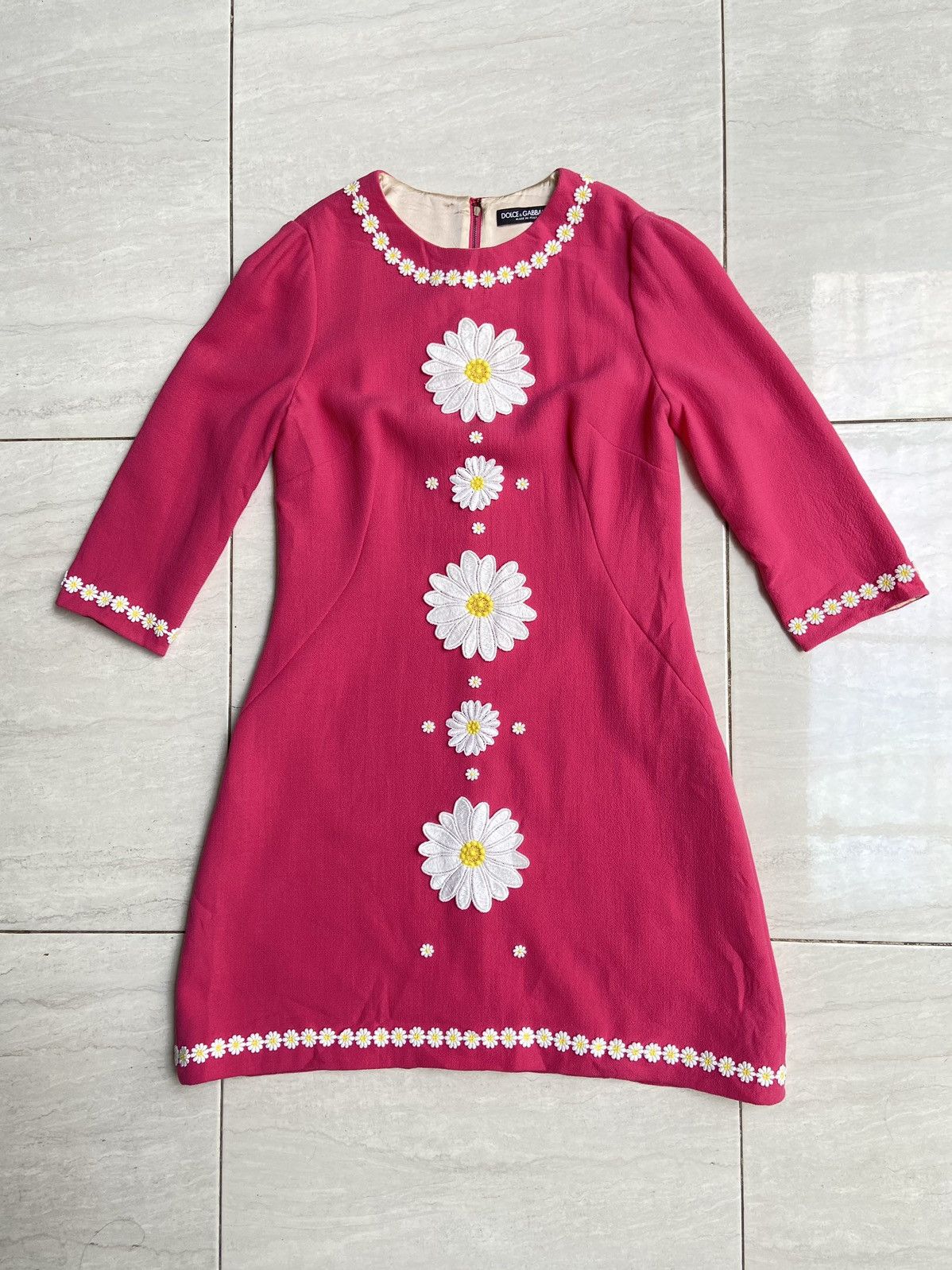 Dolce & Gabbana DOLCE & GABBANA Flower Motive Dress Size XS / US 0-2 / IT 36-38 - 12 Thumbnail