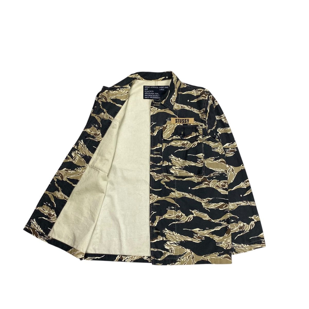 Stussy Vintage Stussy BDU Camouflage Tiger Military Jacket Size US L / EU 52-54 / 3 - 3 Thumbnail
