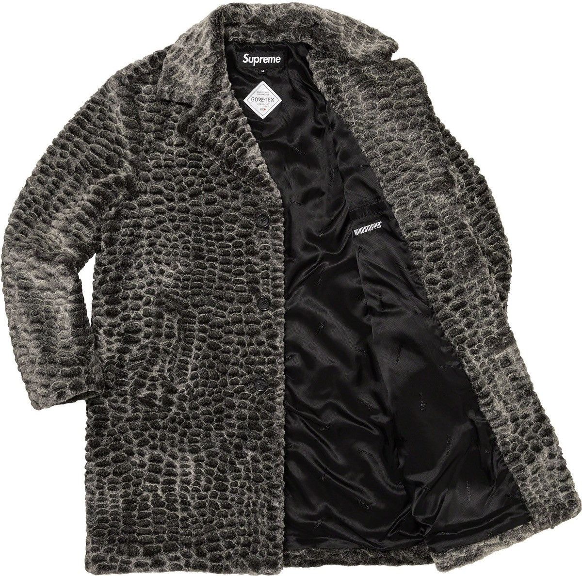 Goretex × Supreme NEW SUPREME X GORE-TEX FUR CROC COAT INFINIUM WINDSTOPPER L Size US L / EU 52-54 / 3 - 3 Thumbnail