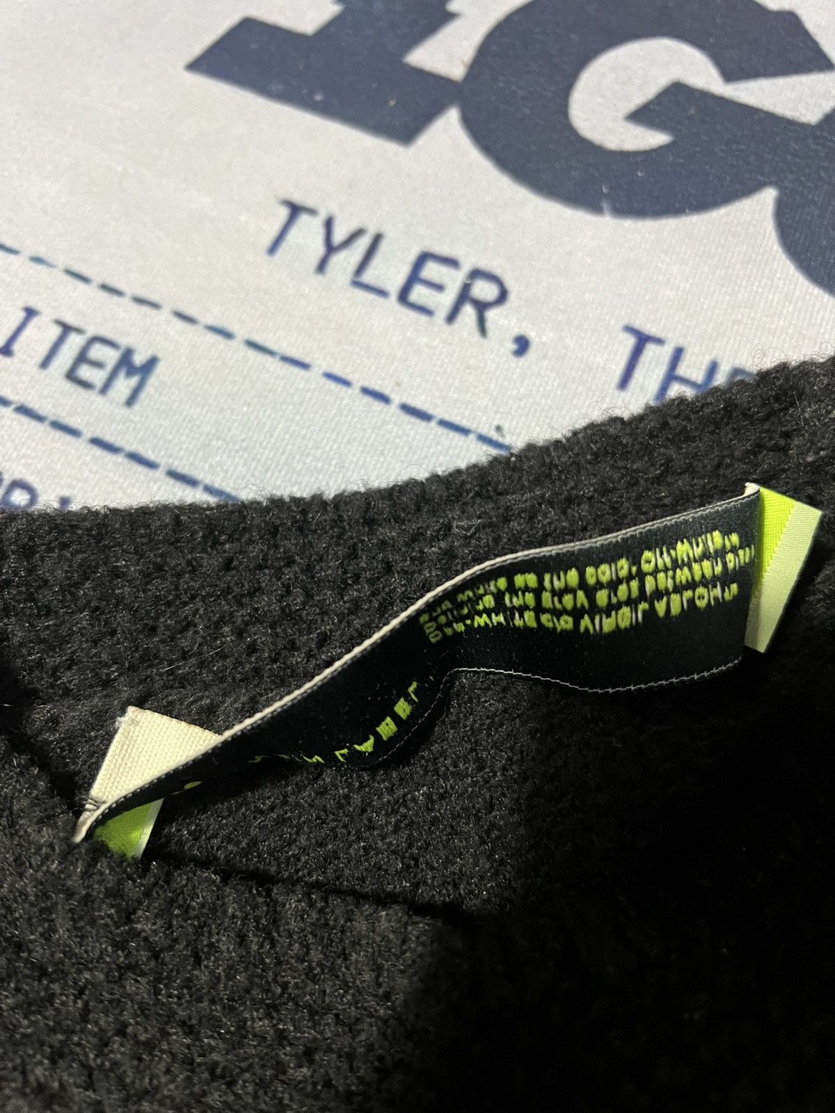 Off-White Off-White “OW” Knit Sweater Size US L / EU 52-54 / 3 - 9 Thumbnail