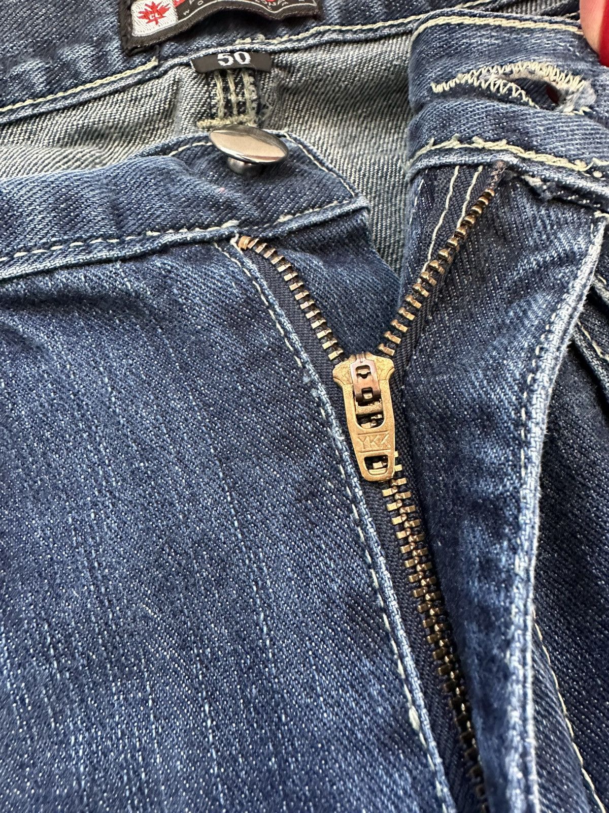 Vintage Vintage Y2k Carhartt Style Denim Jeans Streetwear Size US 34 / EU 50 - 9 Thumbnail