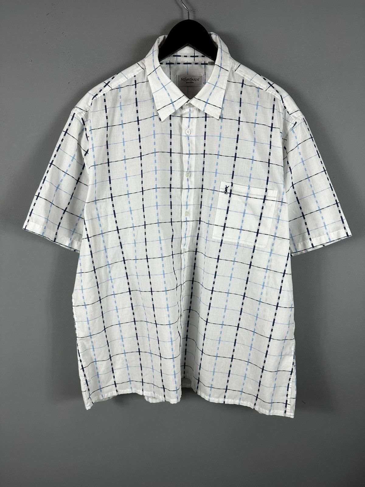 Yves Saint Laurent Vintage Yves Saint Laurent Shirt 90's Size US XXL / EU 58 / 5 - 1 Thumbnail