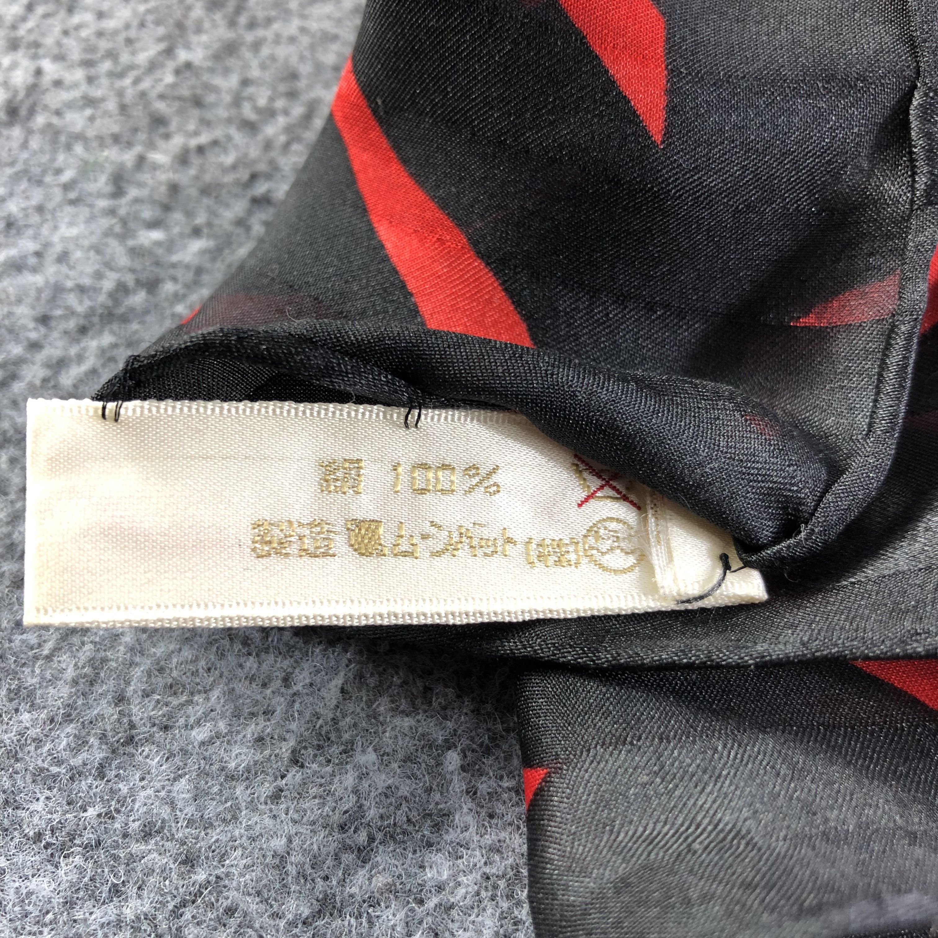 Japanese Brand Perry Ellis Luxury Silk Scarf M767 Size ONE SIZE - 6 Thumbnail