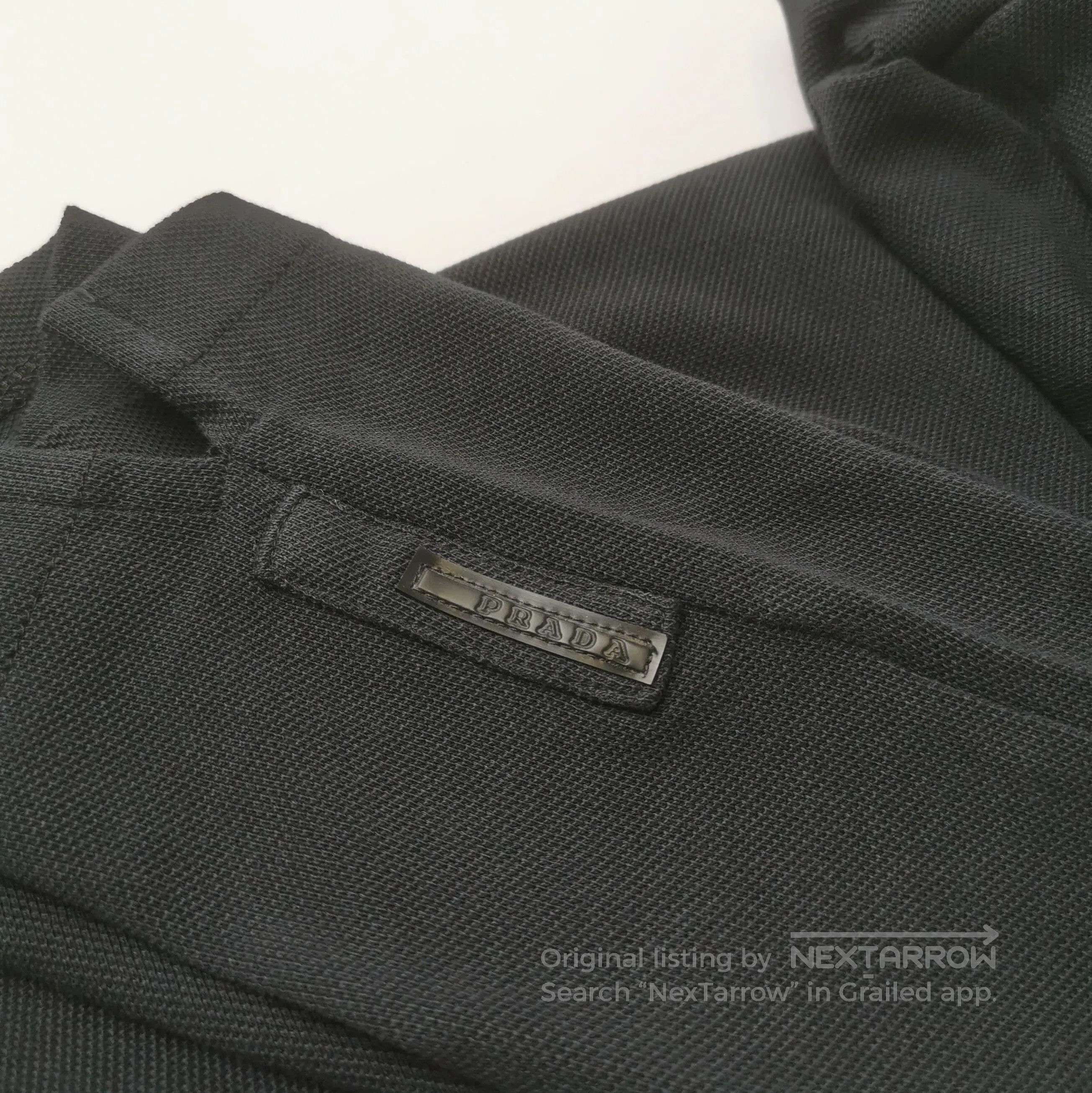 Prada Prada Black Cotton Short Sleeve Polo Shirt . Size XS / US 0-2 / IT 36-38 - 3 Thumbnail